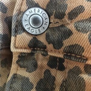 Leopard American Eagle Jeans, Size 12L
